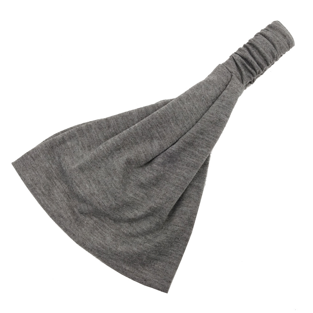 CR47 new fashion sports headband women's fitness sweat-absorbent wide-brimmed headscarf non-slip yoga running hair band