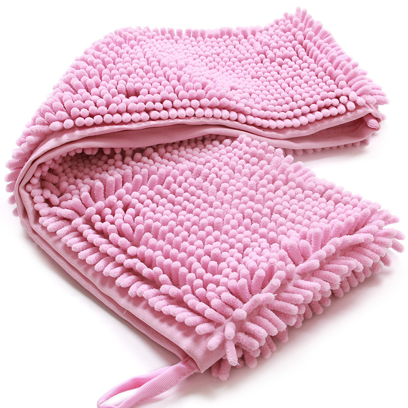 Factory direct Dog Cat Bath pet towel Super absorbent blanket bath towel quick-drying extra large fiber chenille