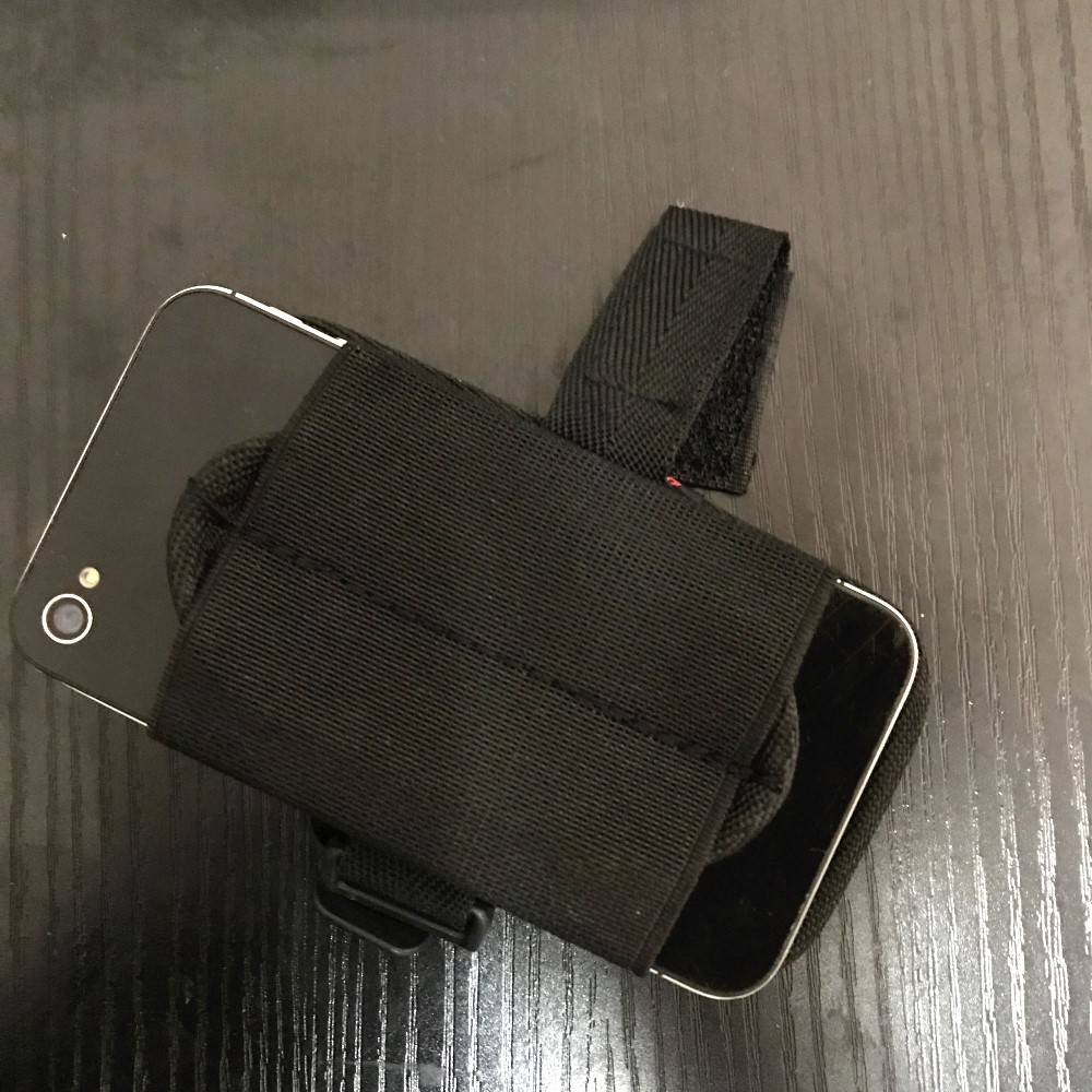 Flashlight leather case 401 nylon cloth case PU flashlight waist clamp case multi-size mobile phone jacket