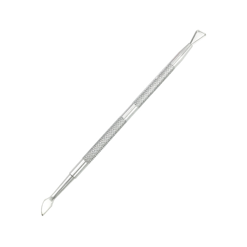 Stainless steel nail remover double-head dual-purpose nail art tool nail remover steel push nail cross-border