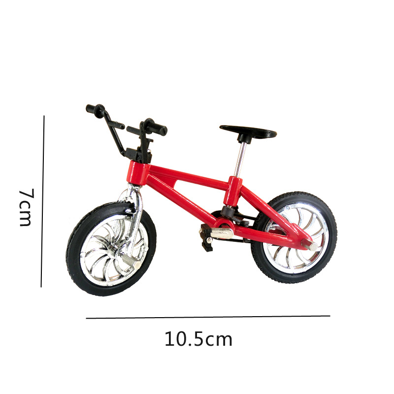 Cross-border 1:18 Finger Bicycle Model Simulation Mini Alloy Bicycle Toy Amazon Toy 4 Pack