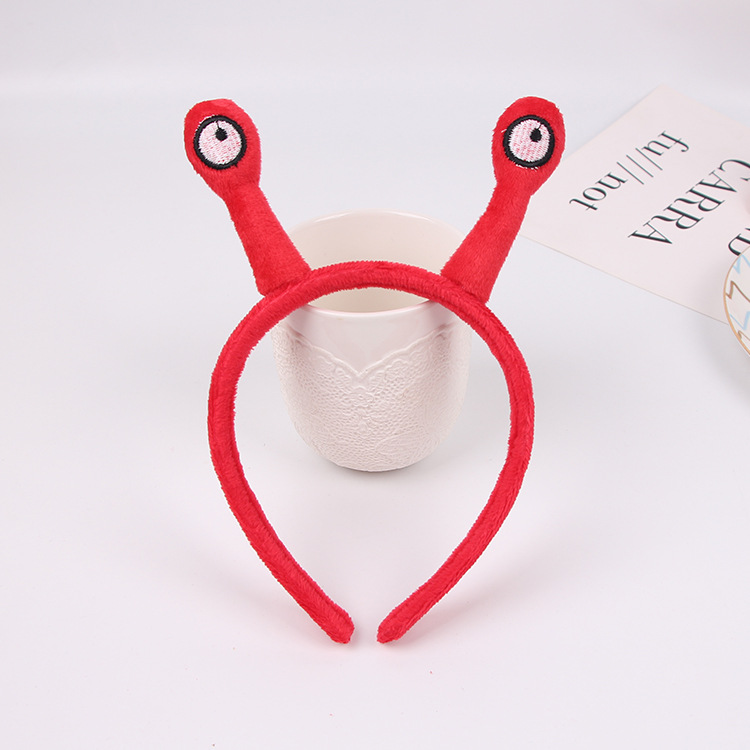Factory Direct Snail Tentacles Headwear Cartoon Performance Children's Headwear Christmas Halloween Cute Headband Hair Band