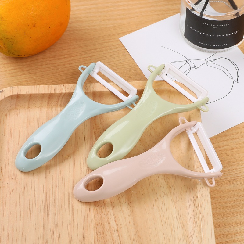 Kitchen Gadgets Simple Nordic Color Peeler Fruit Peeling Knife Multifunctional Melon and Fruit Ceramic Peeling Knife