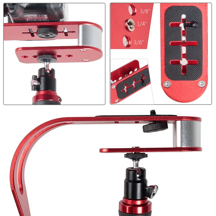 red-bow-shaped-stabilizer-for-gopro5d3-single-reflex-camera-dv-video-handheld-photography-videography
