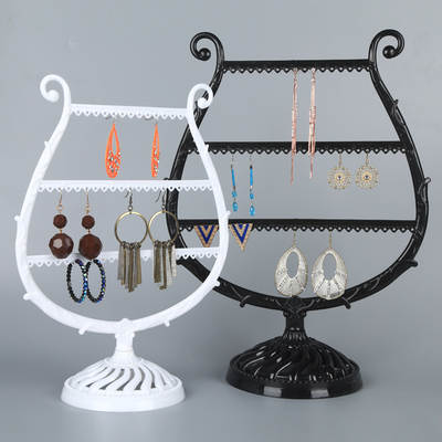 Small Piano Jewelry Rack Wine Glass Necklace Jewelry Jewelry Store Display Earring Rack Earrings Bracelet Storage Box Hanger