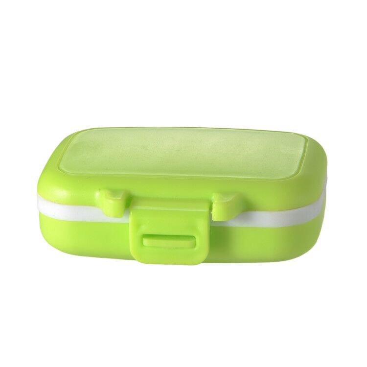 Three-compartment portable small medicine box portable mini medicine box medicine storage box multi-functional medicine box