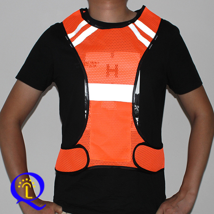 Spot 2019 upgrade pocket cycling night run outdoor sports vest night running riding reflective vest wholesale
