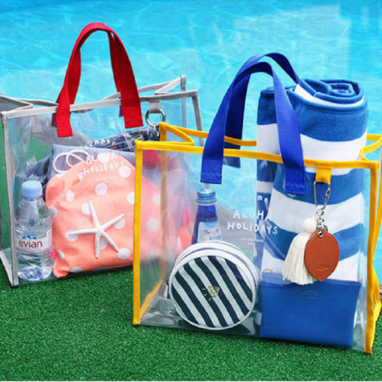 Multi-functional dry and wet separation bag environmental protection PVC hand fitness bag swimming bag fashion travel Beach Bag tote bag