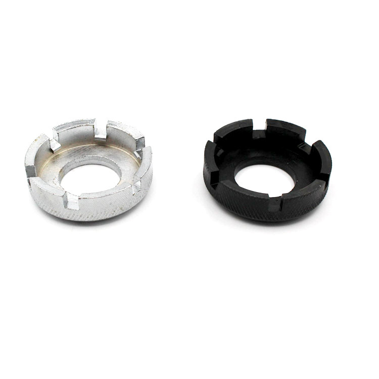 Bicycle steel wire wrench/bicycle spoke wrench tool/wheel set tool six-mouth Black