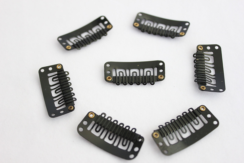 Hair Extending Clip U-shaped Clip Hair Extending and Extending Supplies Hair Extending and Extending Clip Clip Clip 3.2cm, Black Wig BB Clip