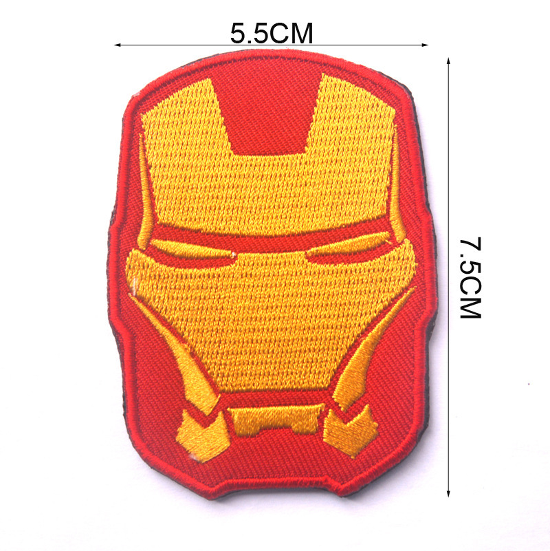 Haike Backpack Sticker Cartoon Game Velcro Badge Hero Armband Avengers Embroidered Cloth Sticker in stock