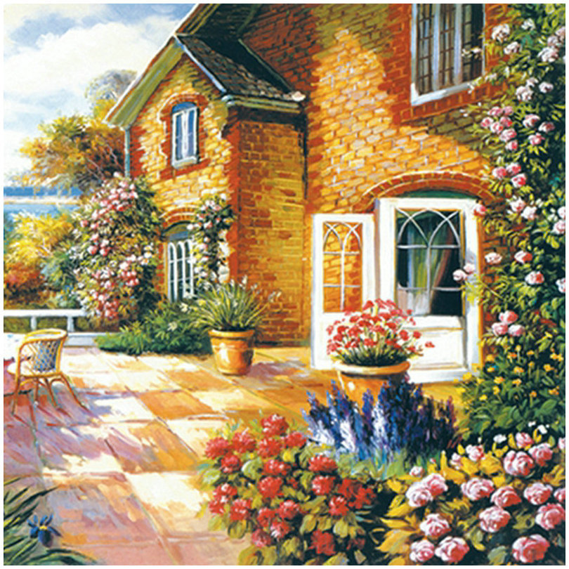 Wooden Puzzle 1000 pieces adult puzzle decompression children Cartoon Cartoon landscape famous painting pattern flat puzzle