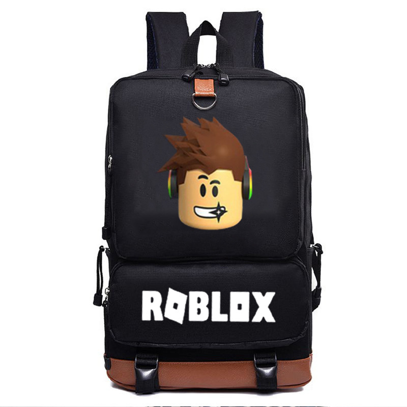 roblox遊戲周邊電腦筆記本雙肩包男女休閒書包速賣通外貿