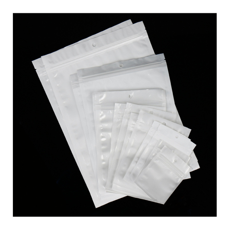 Self-sealing bag mask translucent plastic bag mobile phone case packaging bag Pearl film Yin and Yang bone bag sealed pocket