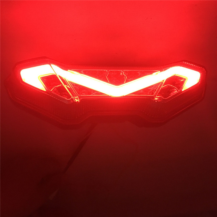 適用於雅馬哈 MT-09 FZ09 MT10 摩托改裝轉向剎車後尾燈總成燈
