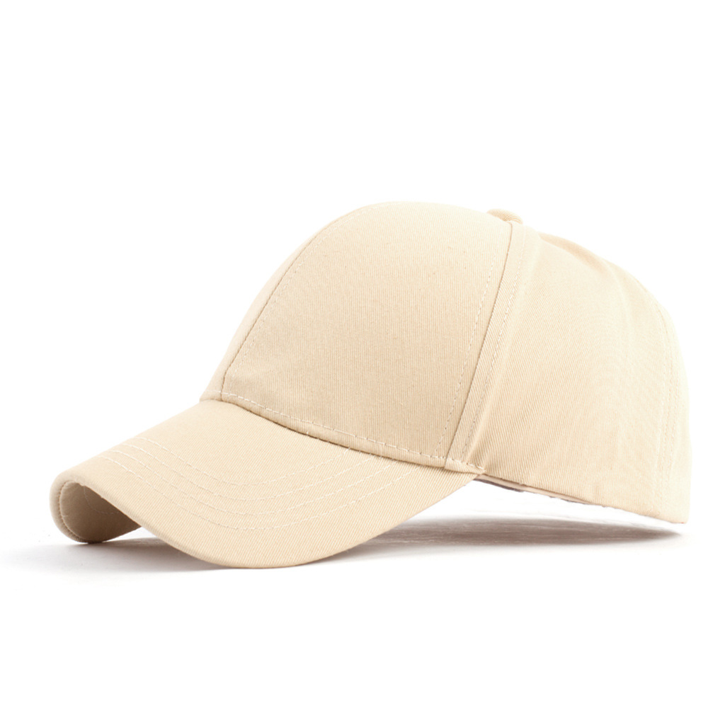 2020 new spring and summer women's hat ponytail baseball cap cotton back opening sun hat without CC label cap