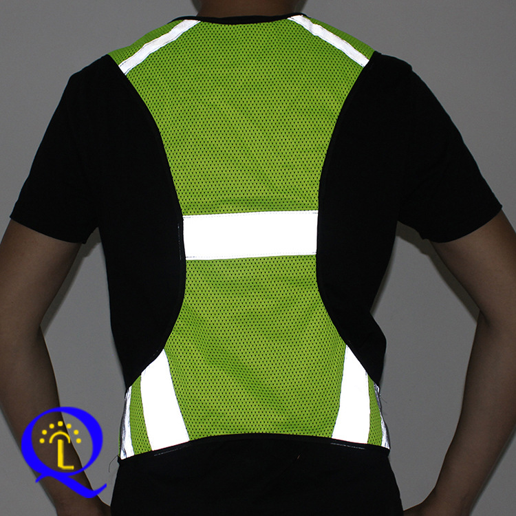 Spot 2019 upgrade pocket cycling night run outdoor sports vest night running riding reflective vest wholesale