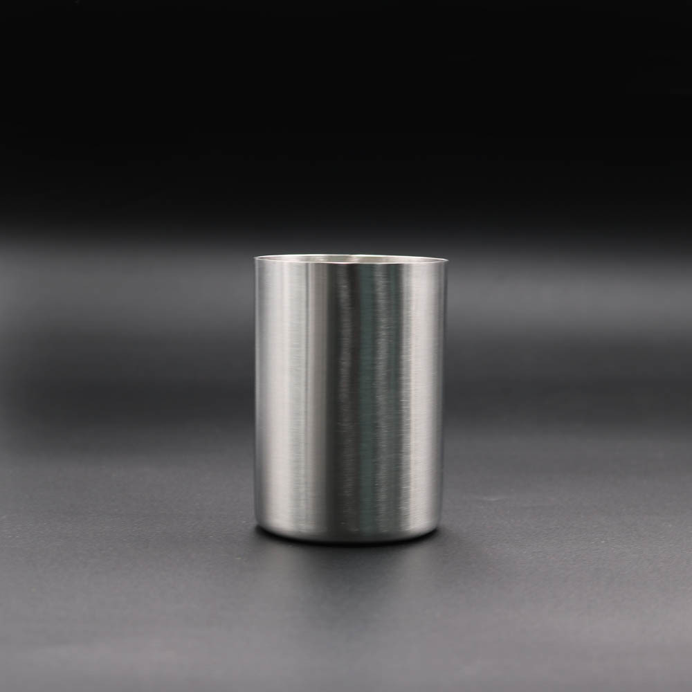 Spot small straight body gargle Cup 304 stainless steel beer cup sake cup small straight Cup can be fixed logo single layer