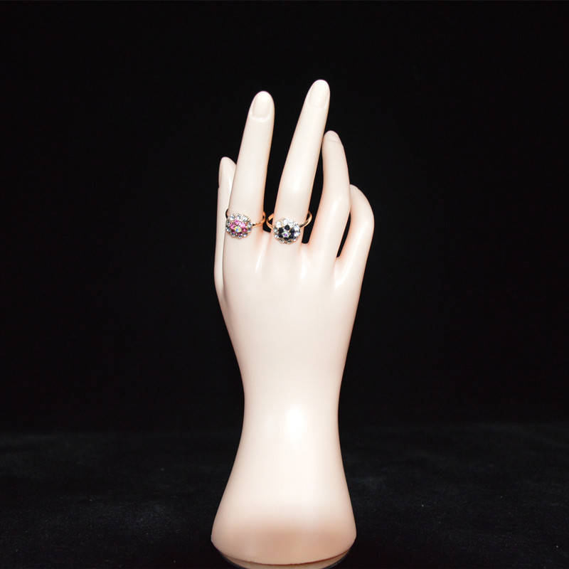 手摸道具饰品用手模塑料假手饰品戒指展示模型手模特短手创意女手