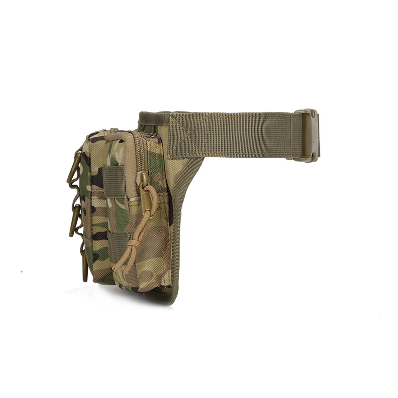 Spot supply triple small waist bag adventure camouflage bag functional waist bag outdoor small waterproof mountaineering cycling bag
