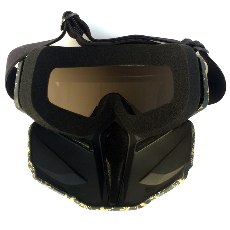 Factory in stock new color detachable glasses European and American style motorcycle goggles ski goggles racing goggles