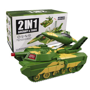 Hot sale children's toy car electric tank aircraft simulation military model toys