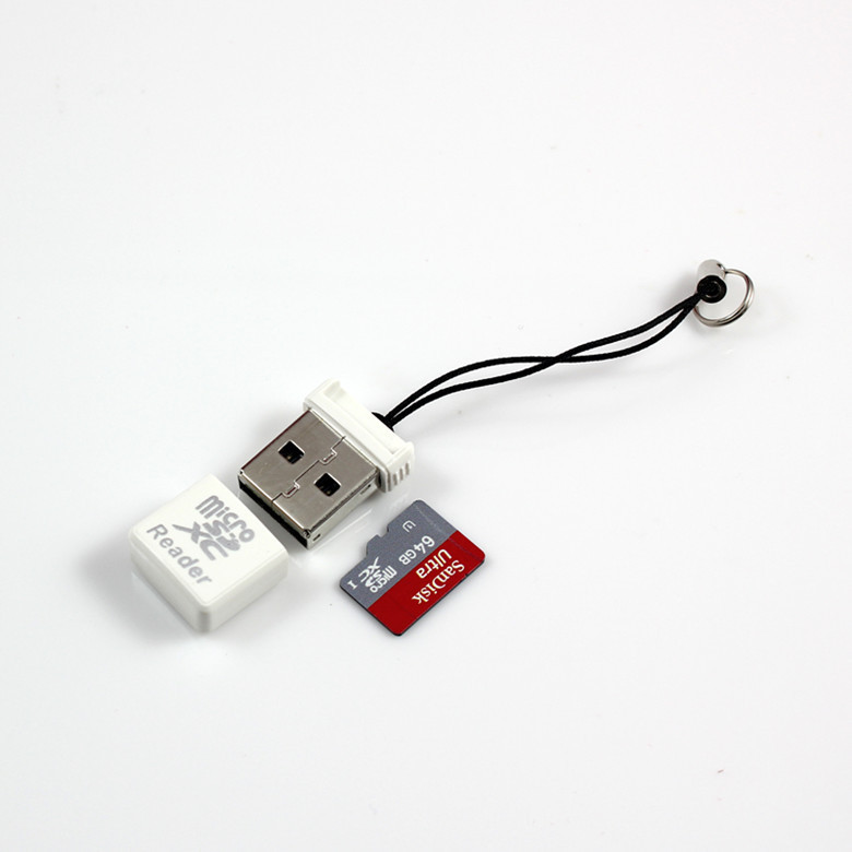 Super Mini Card Reader tf mobile phone memory card portable card reader usb2.0 High speed card reader car Reader