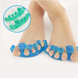 Thumb valgus orthosis separator five toe split overlapping toe care diamond shape clip finger