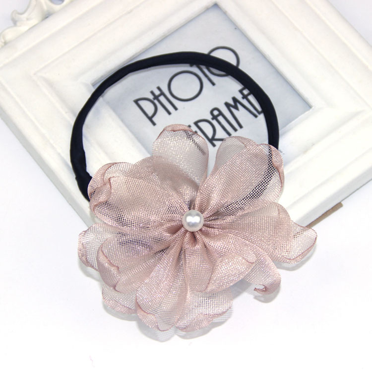 2018 South Korea ball head hair curler shaper lazy headdress pearl flower burning edge hair curler hair accessories