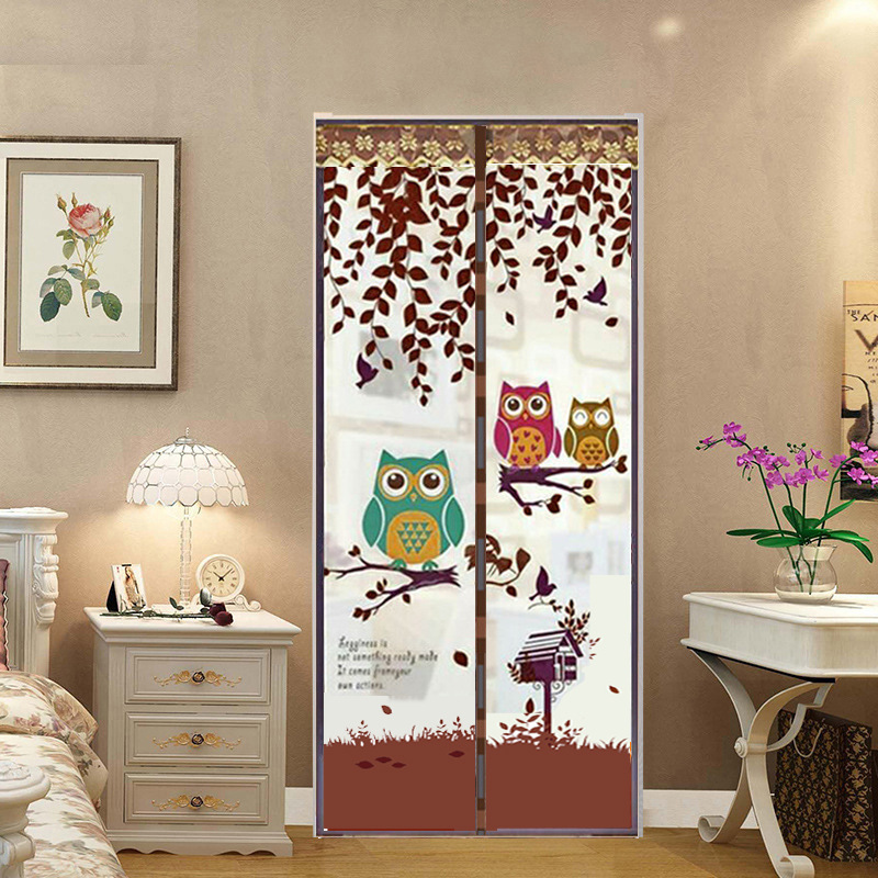 Factory direct: free 7-button mosquito screen door summer mosquito curtain encryption magnetic screen screen door wholesale