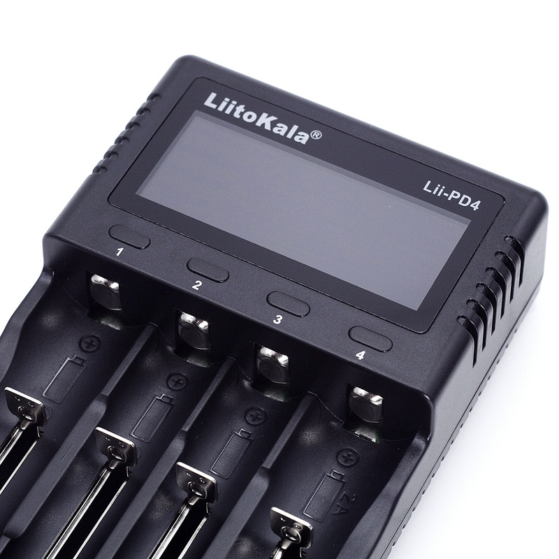 Liitokala Lii-pd4 液晶 3.7v 18650 21700 26650 ニッケル水素電池充電器|undefined