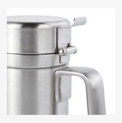 304 Stainless Steel Oil Pot Kitchen Supplies Sesame Oil Bottled Oil Tank Household Oil Drum Dust-proof Leak-proof Oil Bottle