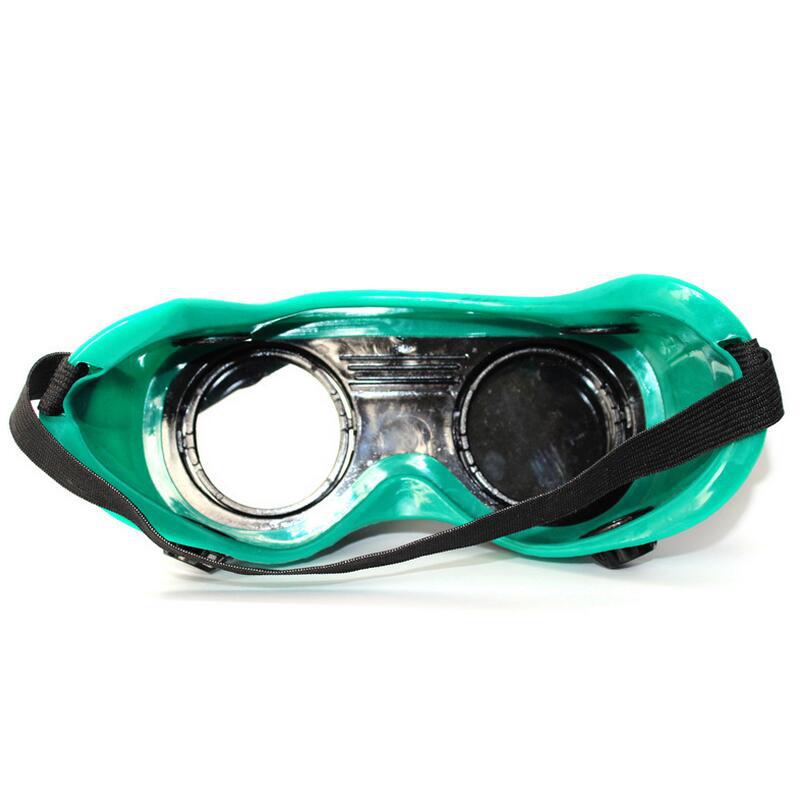 No. 8 lens gas welding anti-arc anti-labor protection head-mounted flip glasses welding goggles double flip welding eye mask