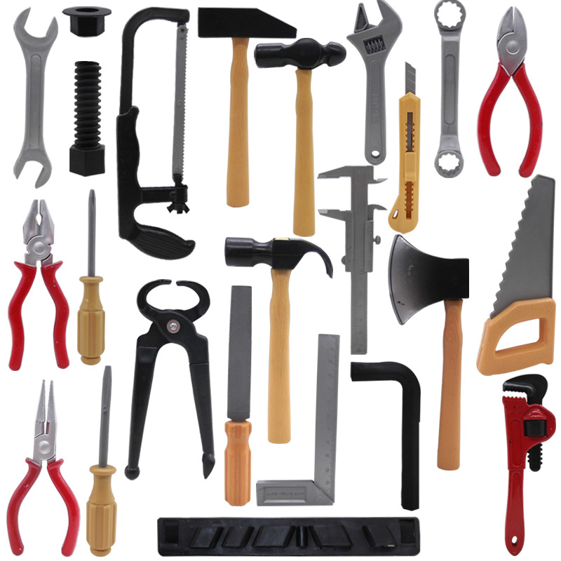 Factory wholesale children play house simulation multifunctional repair tool Hacksaw 14 pieces suit educational toys wholesale
