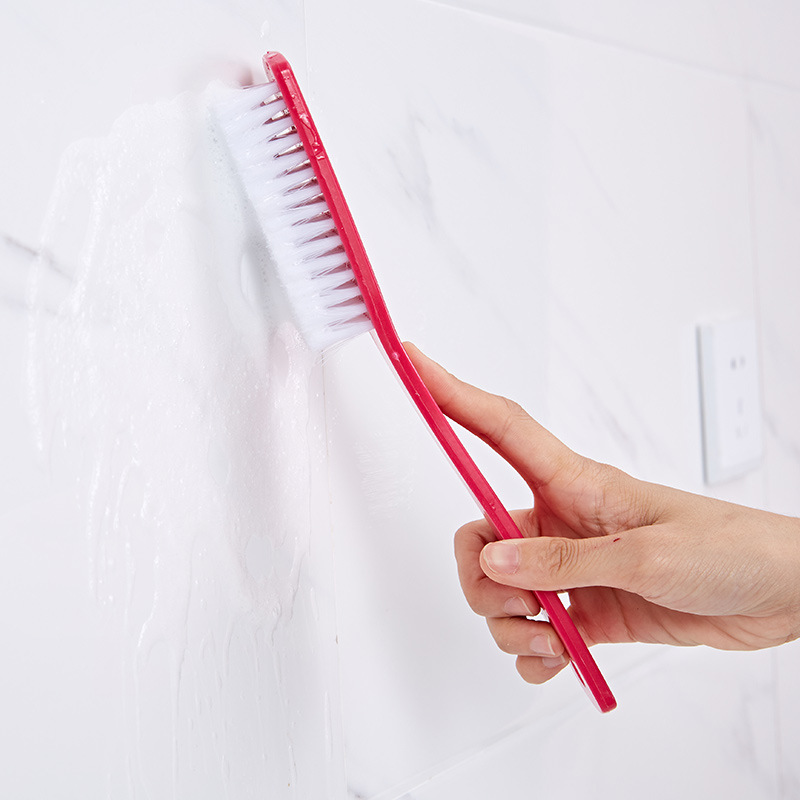 Factory direct home multi-functional high-quality shoe brush long handle soft hair clothing cleaning brush plastic brush 2 yuan supply