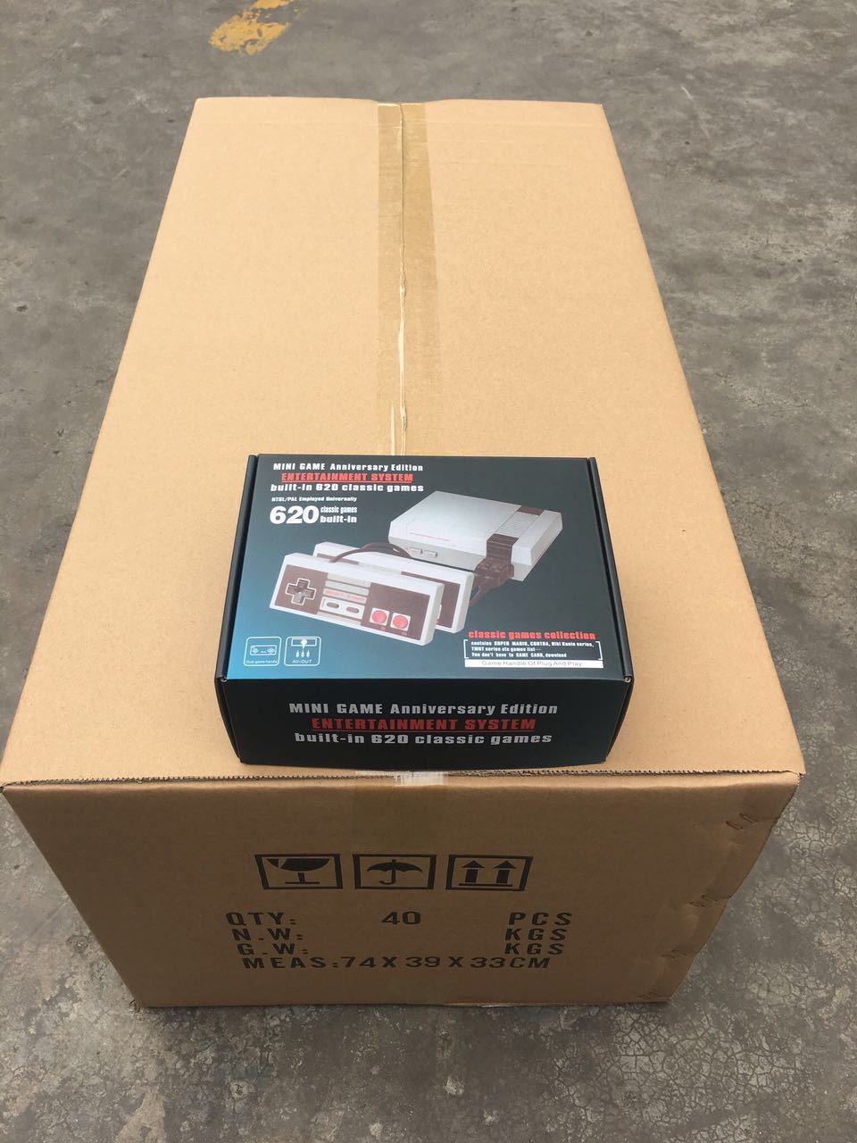 nes mini 620 new TV game console NES game console nostalgic classic FC red and white machine game console TV
