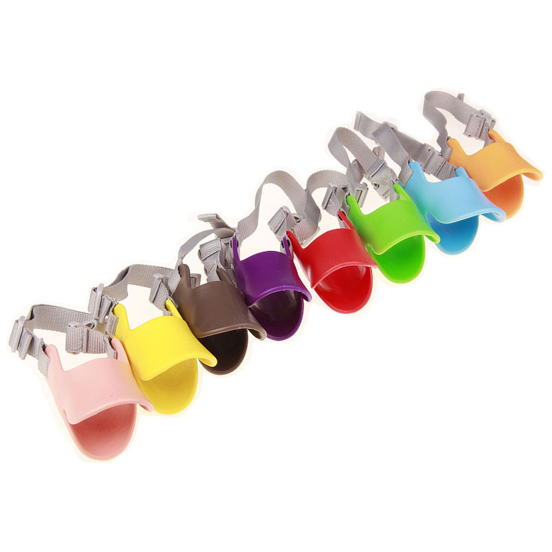 PET soft duck muzzle anti-bite anti-calling silicone muzzle essence packaging dog mask dog muzzle pet supplies wholesale