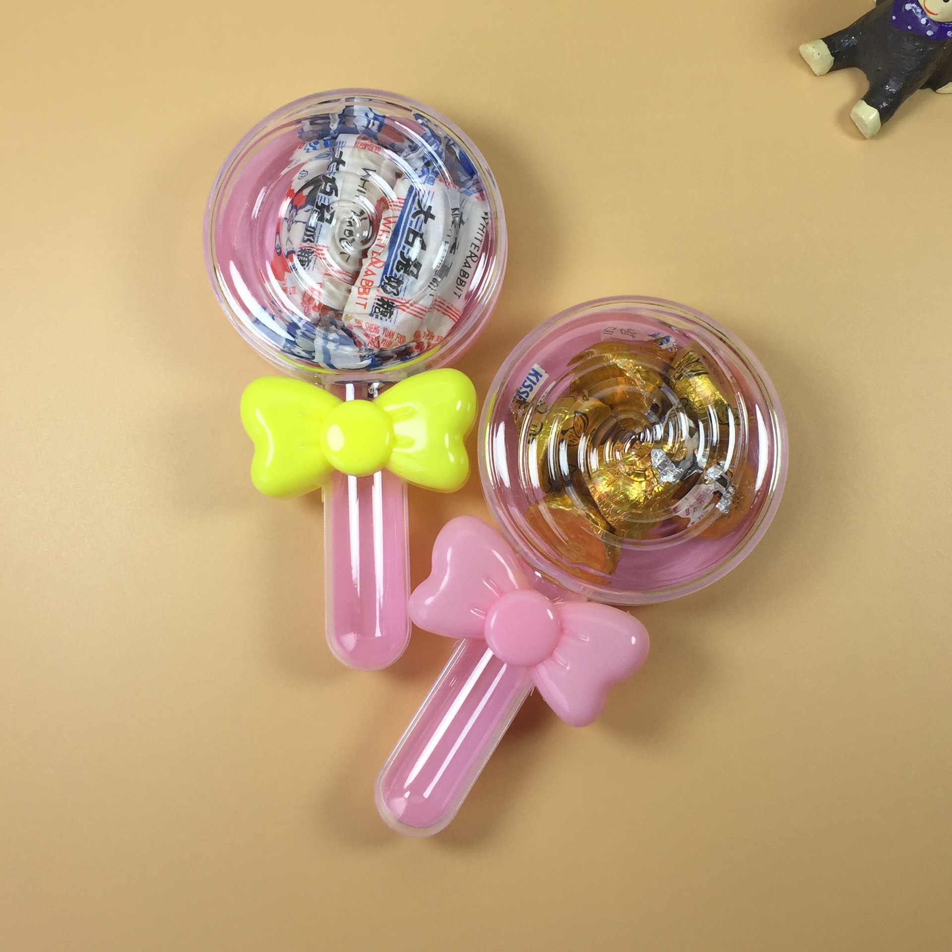 Foreign trade e-commerce cross-border supply Yiwu factory direct sales personalized creative bow tie bow small size lollipop candy box