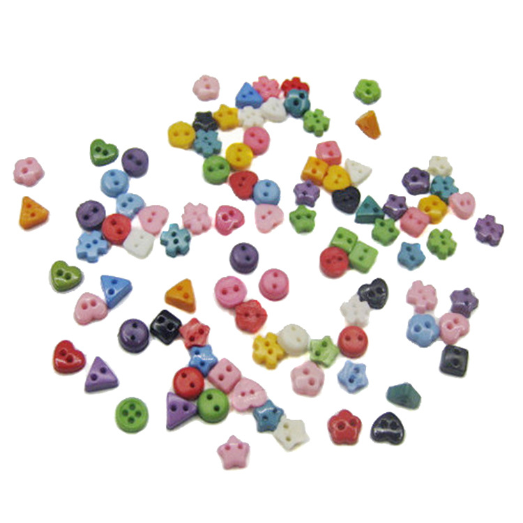Small button resin light head buckle 5MM mushroom-shaped button clothing DIY decorative mini button handmade material