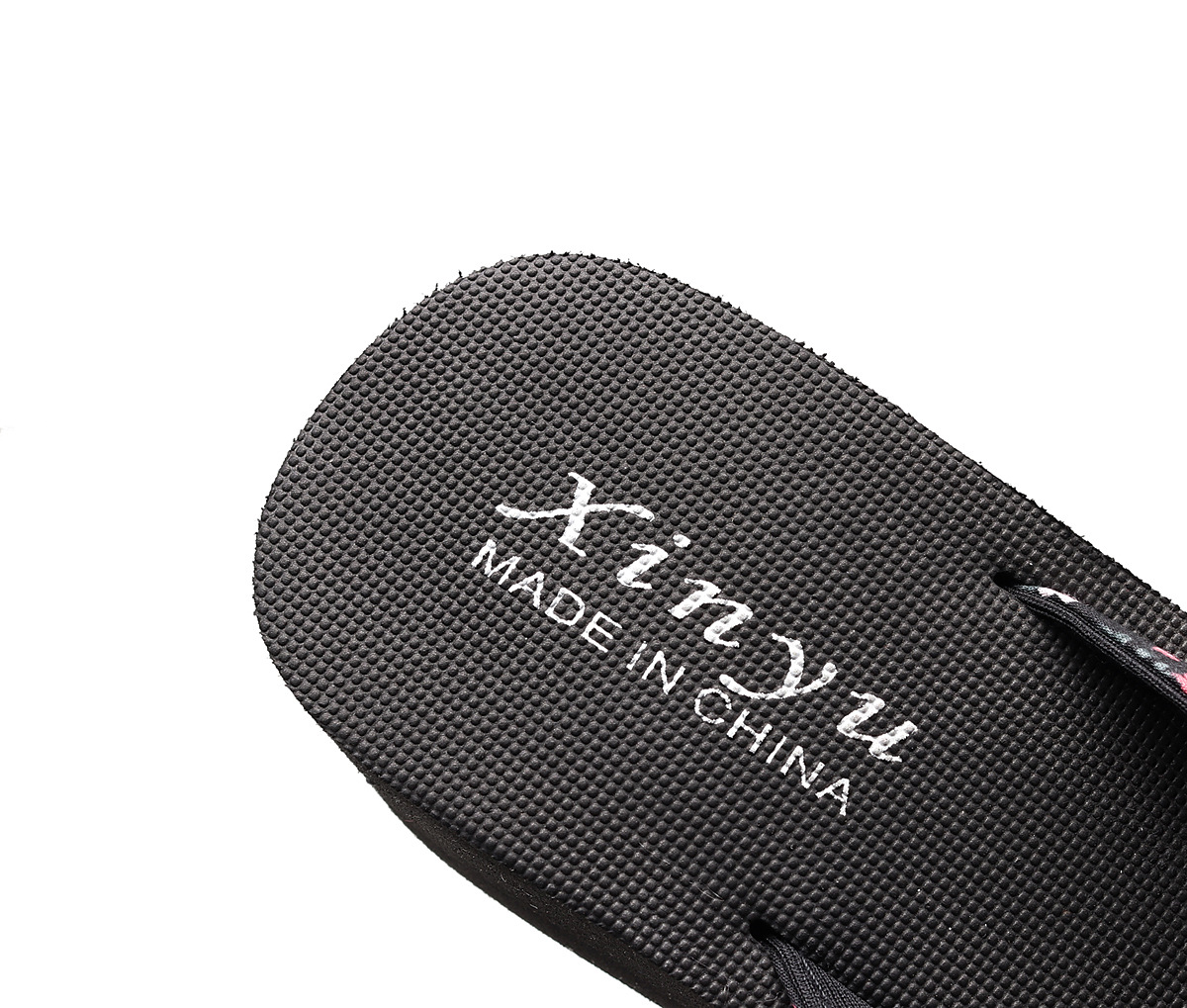 2019 Explosions Women's Summer Non-slip Floral Cloth Flip-flops Wedge Thick-soled Sandals Korean Style Flip-Flops