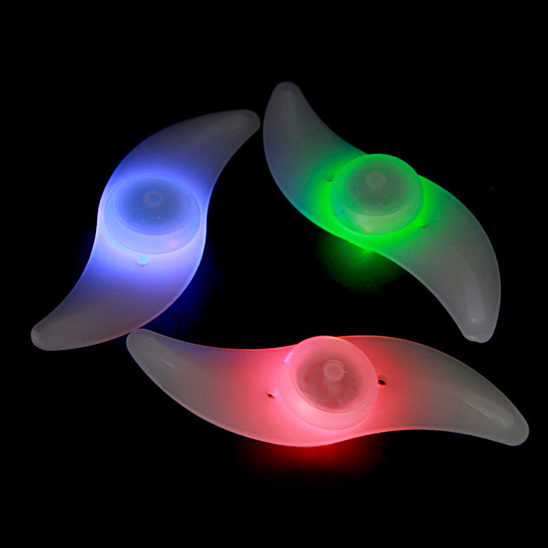 Bicycle S type Hot Wheel frog light mountain bike outdoor LED Willow wire spoke light riding warning car light