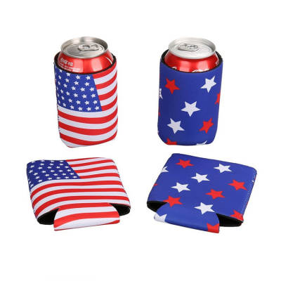 Factory wholesale European and American cup cover printable LOGO cola beer bottle cover foam anti-ice insulation diving material cup cover