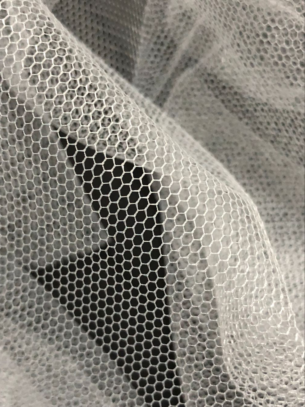 40D base cloth polyester mosquito net hexagonal mesh clothing lining composite mesh children's clothing skirt mesh cloth GY174