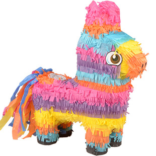 pinata children's birthday party supplies party game smashing sugar props beating pinata rainbow small flower donkey