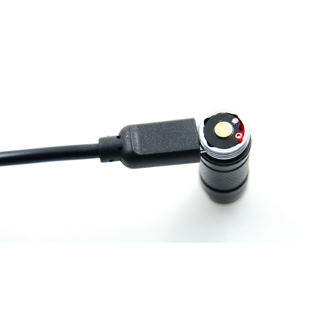 Новый мини USB аккумуляторная фонарик брелок светодиодный фонарик яркий из нержавеющей стали подарок карман 10180