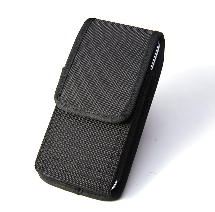 Universal for 150000-energy mobile phone waist bag vertical men's leather case 14plus Oxford cloth nylon fabric belt