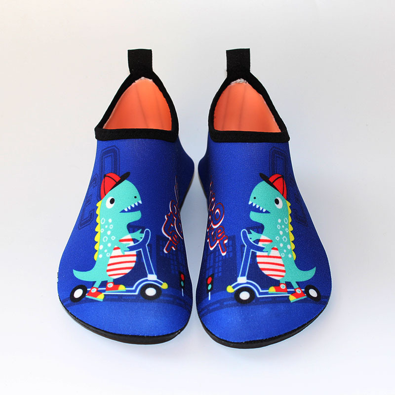 Children's beach shoes swimming snorkeling shoes soft bottom breathable upstream shoes wading red foot skin shoes diving shoes wading shoes