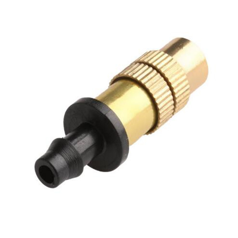 Adjustable copper atomization sprinkler cooling dust removal gardening irrigation accessories connector balcony garden potted watering supplies