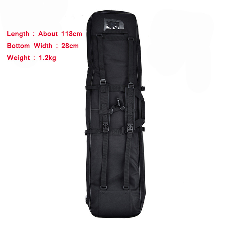 Borsa tattica per pistola da esterno da 1,2 m, borsa da battaglia per madre e bambino da 1 m, borsa da pesca portatile a tracolla da 85 cm, consegna in un unico pezzo_voghion.com