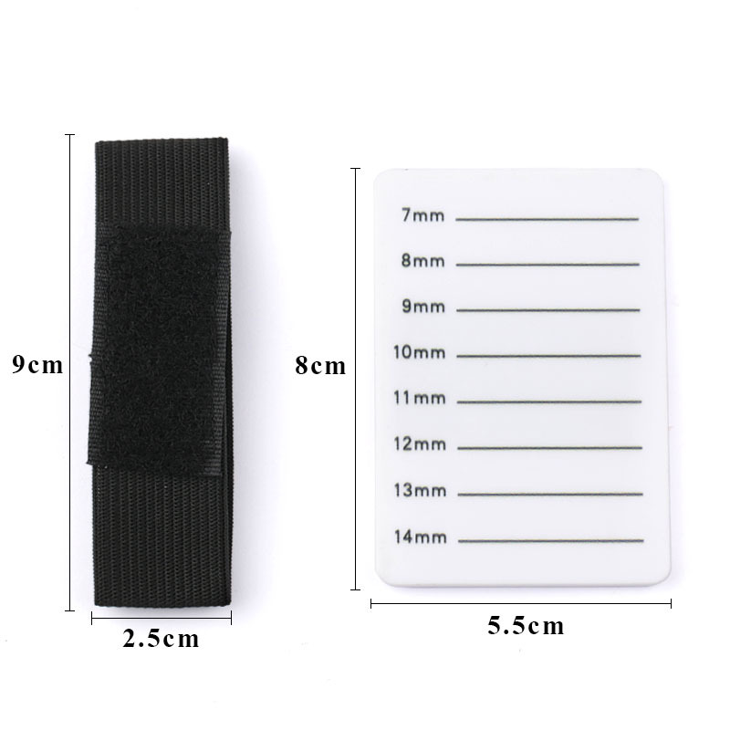 Portable White Acrylic Eyelash Board Tea Mountain Flower Blossom Board Hair Pickup Table Hand-held Grafting False Eyelash Display Board